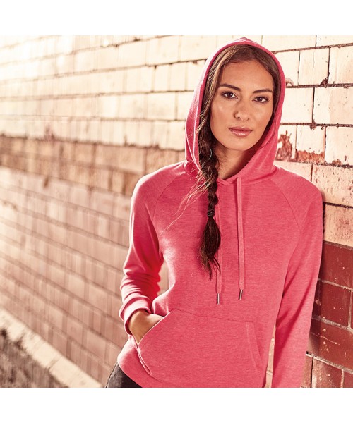 Plain Women's HD hooded sweatshirt Russell 250 GSM